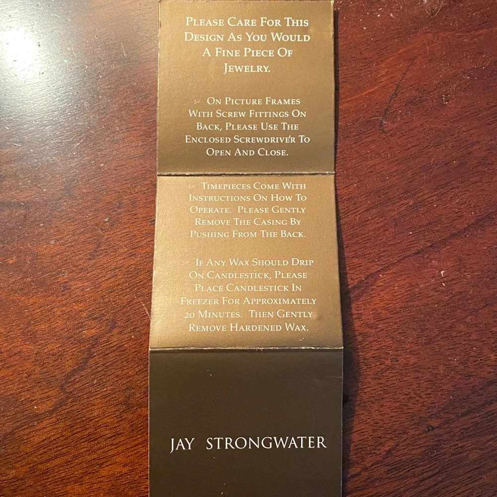 Jay Strongwater Agatha Mini Picture Frame NIB